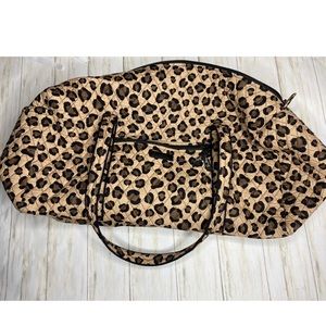 Vera Bradley large cheetah Duffle